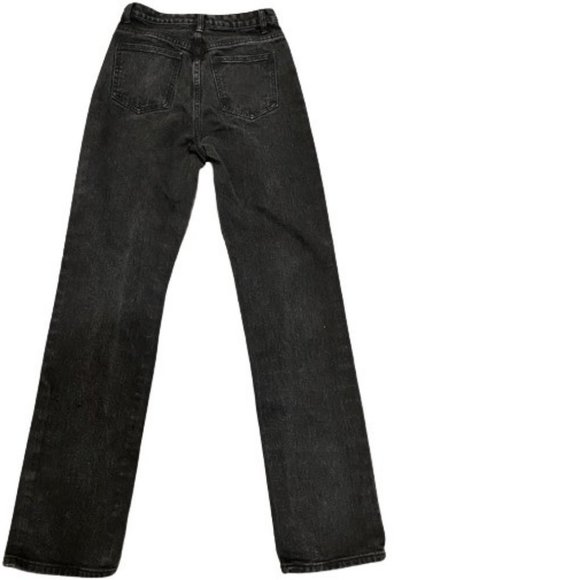 PRETTY LITTLE THING Tall Black Straight Leg Jeans - Picture 5 of 5